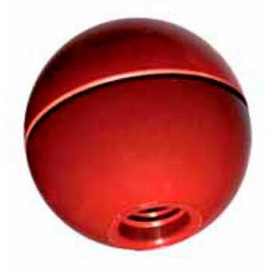 Duroplast Kugleknop/DIN 319 PB/47 M12 Rød